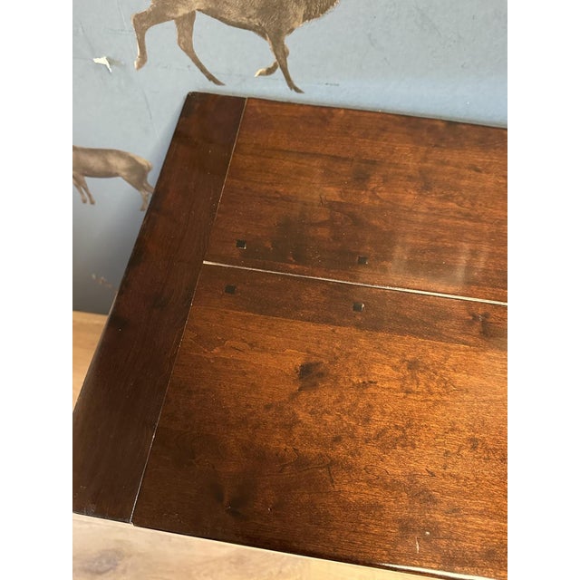 1990s Vintage Cherrywood Console Table, 1990s For Sale - Image 5 of 10