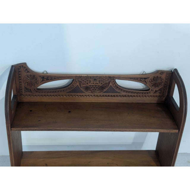 Antique Carved Wall Shelf, 1920s For Sale - Image 13 of 17