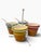 Mid-Century Modern Vintage Hand Painted Rotating Ice Cream Cone Dessert Caddy With Spoons - 9 pcs For Sale - Image 3 of 5