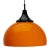 Orange Space Age Pendant Lamp 40cm x 40cm x 30cm Up to 250V (Europe/UK Standard).The wiring of this item may be original...