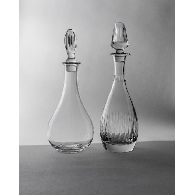 Glass Vintage Murano Glass Decanters with Stoppers, 1980s, Set of 2 For Sale - Image 7 of 12