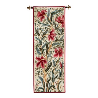 Tulip Hanging Loom Woven Tapestry - 125 X 46 Cm (4'1" X 1'6") - Requires Rod Size 1 For Sale