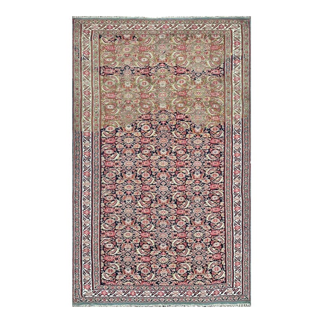 Antique Persian Senneh Kilim, Flat Weave For Sale