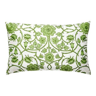 The House of Scalamandré Ornamental Gate Lumbar Pillow, Fern For Sale
