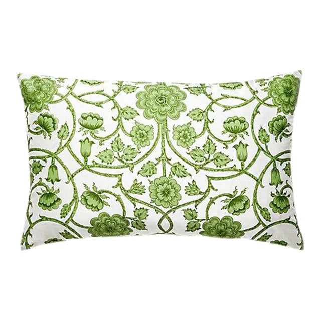 The House of Scalamandré Ornamental Gate Lumbar Pillow, Fern For Sale