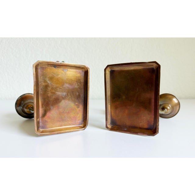 1950s Brass & Copper Candle Holders For Sale - Image 14 of 14