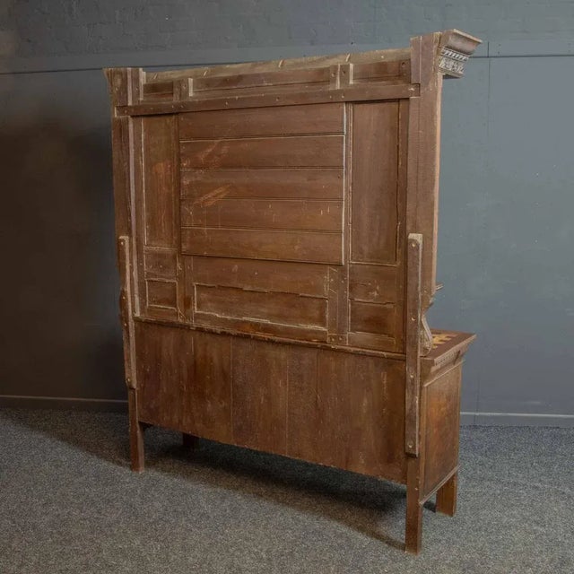Arts and Crafts Oak Mirrorback Sideboard For Sale - Image 4 of 18