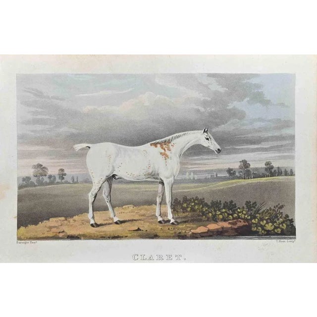 Etching and aquatint realized by James Barenger in 1822. Table from "The Sporting Repository", first edition. Very good...