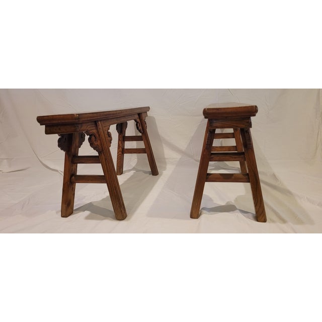 Pair of 19th Century Spring Benches For Sale - Image 4 of 15