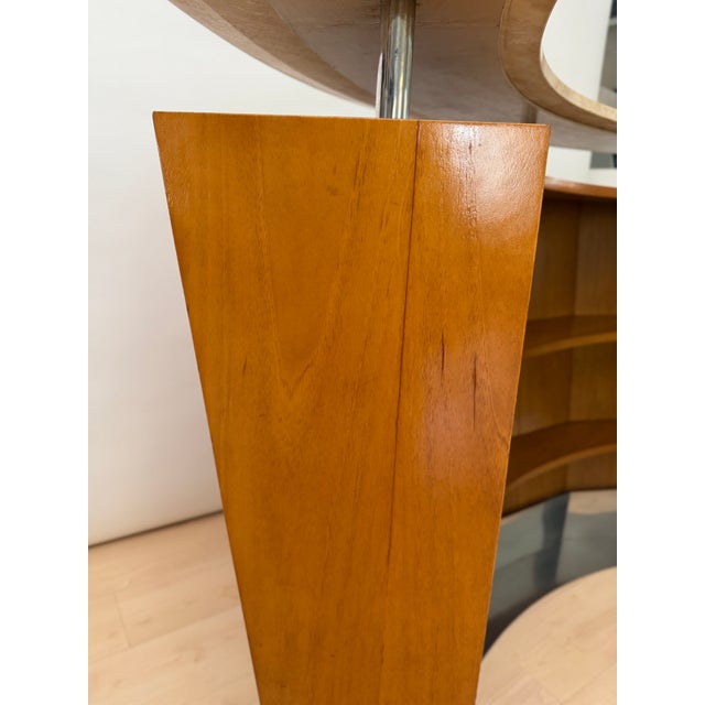 Mid-Century Bar Counter in Teak Wood, Metal and Travertine, Italy, 1970 For Sale - Image 13 of 18