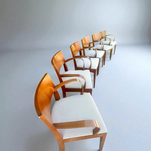 Wood Set of John Crinion Bentwood Armchairs – Made in Slovenia For Sale - Image 7 of 7