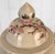 Vintage 16" Chinese Chinoiserie Porcelain Cherry Blossom & Bird Urn - A Pair For Sale - Image 9 of 11