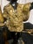 Metal Mid 20th Century Maitland-Smith Egyptian Style Figural Sculpture Bronze Lamp For Sale - Image 7 of 17