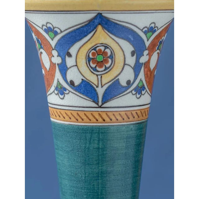Dutch Art Deco Ceramic Table Lamps from Arnhemsche Fayencefabriek, 1910s, Set of 2 For Sale - Image 6 of 12