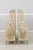 White Pair Artist Signed Chinoiserie Style 2 Drawer Open Bookcases For Sale - Image 8 of 18