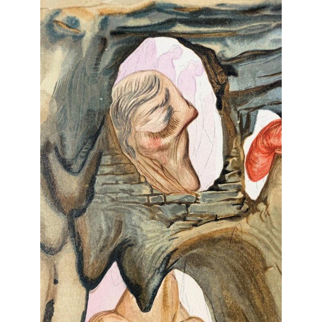 Modern Salvador Dali, The Prevaricators, Woodcut For Sale - Image 3 of 7