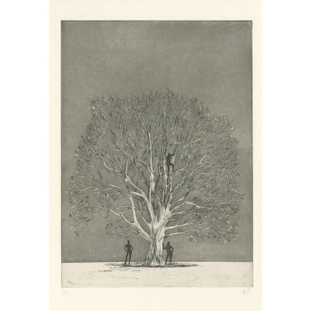 Pascal Rabaté, Paysage dans le désordre, Aquatint Etching, 2018 For Sale