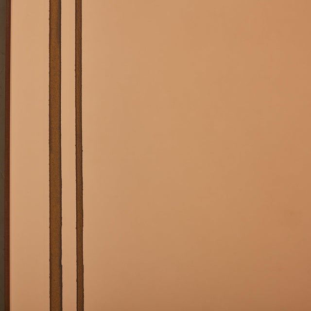 Rose Gold Back Painted Mirror No. 05, France 1920s For Sale In Chicago - Image 6 of 11