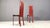 Vintage Italian Red Leather High Back Dining Chairs, 1980s, Set of 6 For Sale - Image 9 of 13