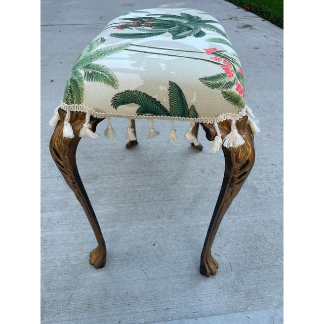 Art Nouveau Early 20th Century Antique Art Nouveau Stool For Sale - Image 3 of 15