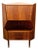 1950s Danish Rosewood Corner Cabinet in the Style of Omann Jun. Møbelfabrik / Gunni Omann For Sale