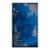 1930s Royal Blue Solid Floral Modernist Antique Chinese Art Deco Gallery Rug For Sale