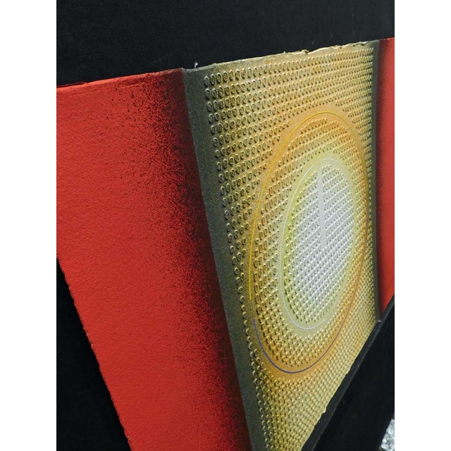 1980s Paul Maxwell"Homage to Euclid #2"signed Numbered Original Stencilcasting #71/100 For Sale - Image 10 of 10