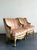 Vintage French Giltwood Striped Devore Bergère Chairs - A Pair For Sale - Image 11 of 18