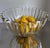 Vintage Sculptural Ribbed Glass Centerpiece Bowl For Sale - Image 4 of 5