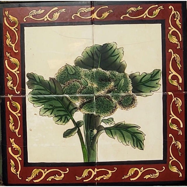 Vintage John Richard Metal Framed Tile Wall Art a Pair Chairish