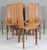 6 tan leather dining chairs "Alice" design by Giorgio Cattelan, Italy Designed by Giorgio Cattelan for Cattelan Italy end...