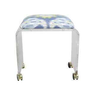 Lucite Waterfall Bench For Sale