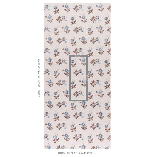 Inspired by a historic French document print, Colline is a versatile small-scale floral design. Featuring cheery flowers...