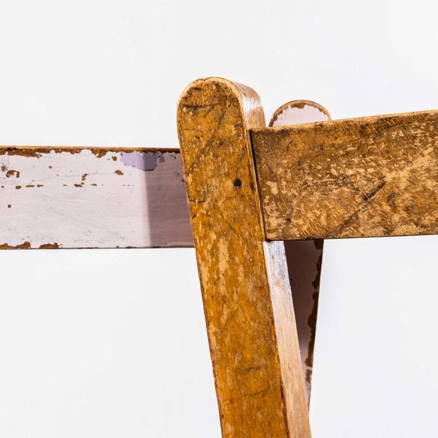 Vintage Children's Chairs, 1950s, Set of 4 For Sale - Image 6 of 8