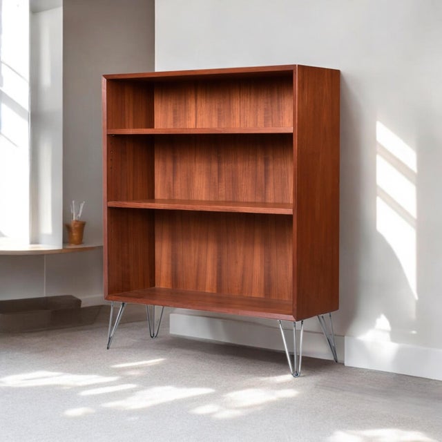 1950s Mid-Century Modern Danish Teak Bookcase by Lyby Mobler For Sale - Image 5 of 13