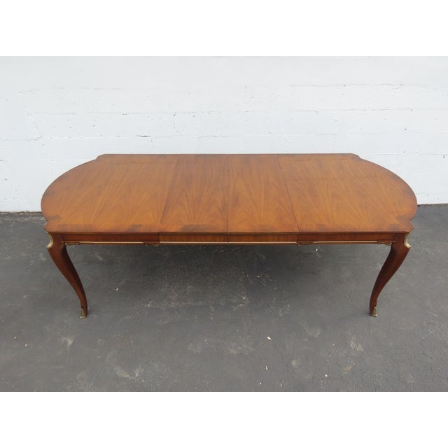 French Set of Dining Table Two Leaves and Six High Back Chairs 6664 For Sale - Image 11 of 18