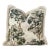 La Canopee Down Pillow With Brush Fringe - Verdant For Sale