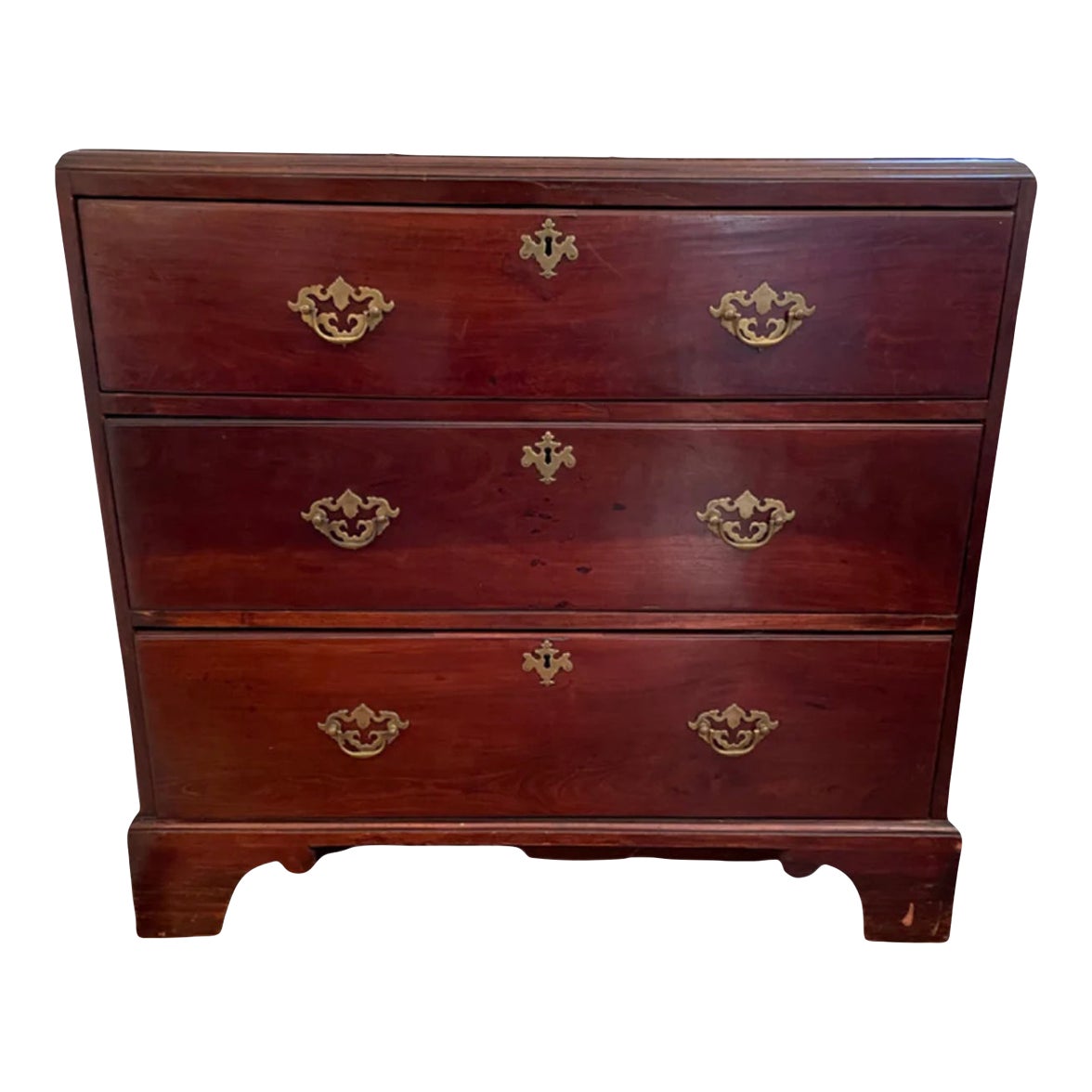Antique English Chest Circa 1840s - 1860s | Chairish