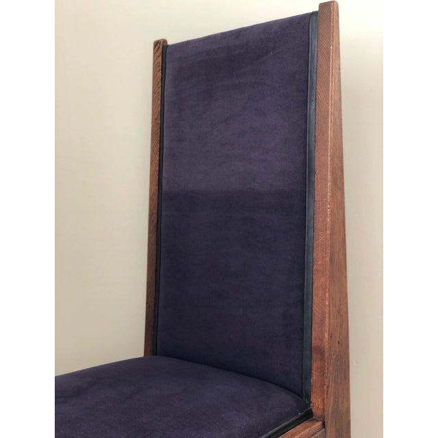 Set of 4 Art Deco Haagse School Dining Chair Frits Spanjaard 1930s For Sale - Image 9 of 12