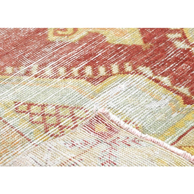 1960s Turkish Oushak Rug For Sale - Image 4 of 6
