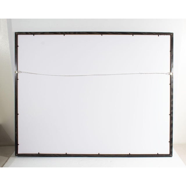 Green Acrylic on Paper Abstract Landscape Painting Signed by Harry Hilson For Sale - Image 8 of 8