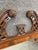 Traditional Antique Mahogany Georgian Revival Wall Mirror, Carved Plume Crest, 28x42 For Sale - Image 3 of 7