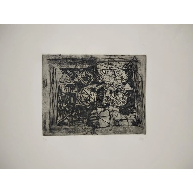 Antoni Clave, Untitled, 1990, Engraving & Lithograph For Sale - Image 6 of 6