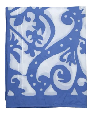 Rumana Applique Bedspread, Queen - Periwinkle