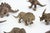 Miniature Silver Dinosaurs, Set of 9 For Sale - Image 6 of 7