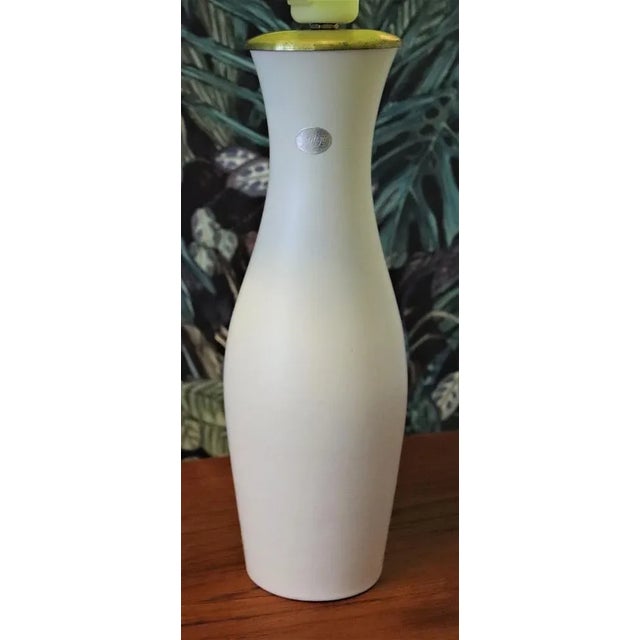 Table Lamp in Off-White Ceramic from Nittsjö, 1960s For Sale - Image 4 of 7