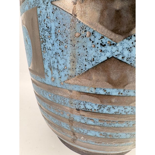 Brutalist Ankara Floor Vase by Heinz Siery for Carstens Tönnieshof, 1960s For Sale - Image 4 of 18