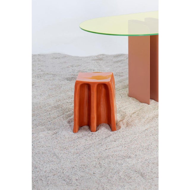 Chouchou Marble White Stool from Pulpo For Sale - Image 9 of 16