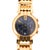 Harry Winston Premier Chronograph in 18K yellow gold featuring a 37mm case with a navy blue dial, gold Arabic hour...