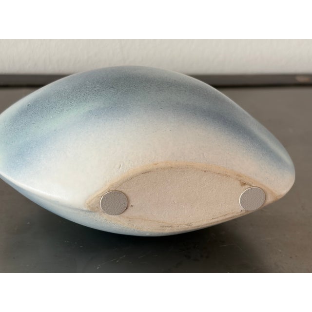 Organically Shaped Ceramic Solifleur Vase, France, 1970s For Sale - Image 16 of 18